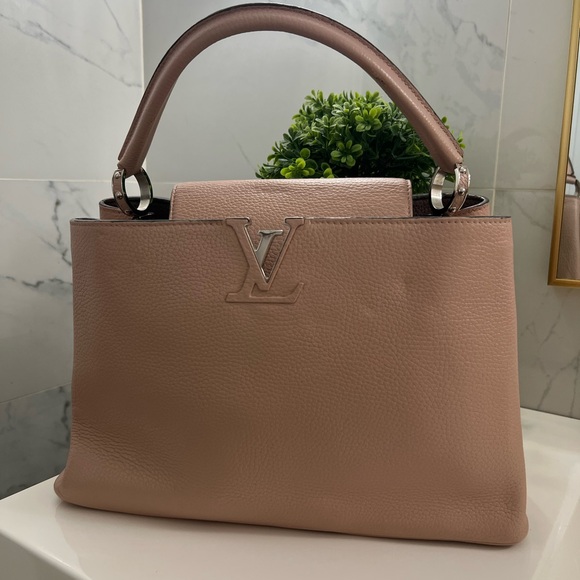 Louis Vuitton Blush Pink cappucines MM tote bag - Picture 1 of 9